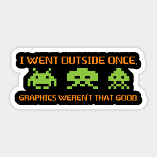 Funny gamer quote Sticker